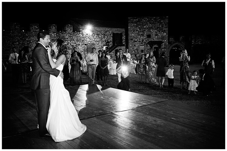 lake garda wedding photography first dance bride touches grooms chin