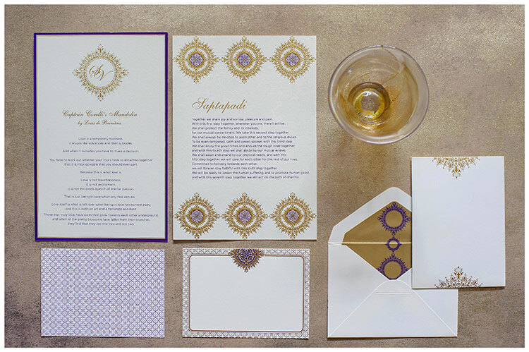 Ananya Cards Stylish Stationery captain corelli wedding stationery themed