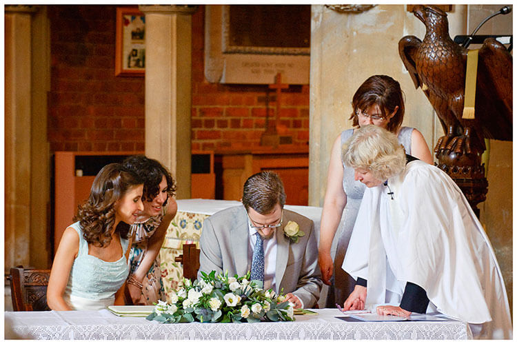 Michaelhouse wedding groom signs register