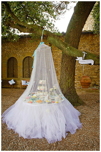 Castel di Poggio wedding venue sweey table