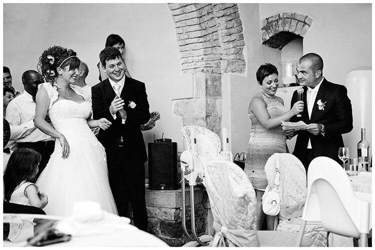 Castel di Poggio wedding bestmans speech