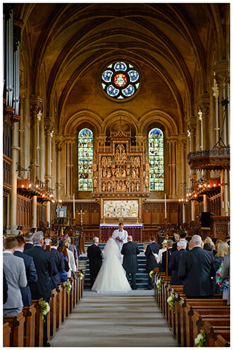 Woburn Church wedding ceremony