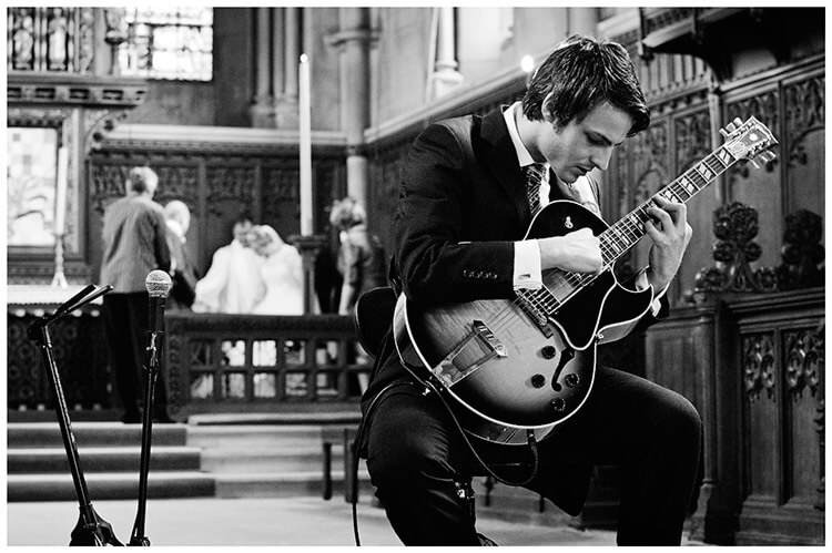 Woburn Church wedding guitarist