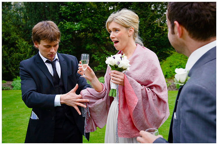 Christ’s College wedding bridesmaids horror as magician puts lit cigerette into her wrap