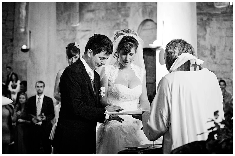 Fraternita di Romena Tuscany  groom says I do