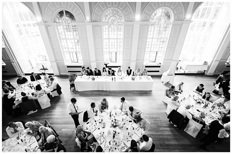 Wedding dining room Newnham College Cambridge