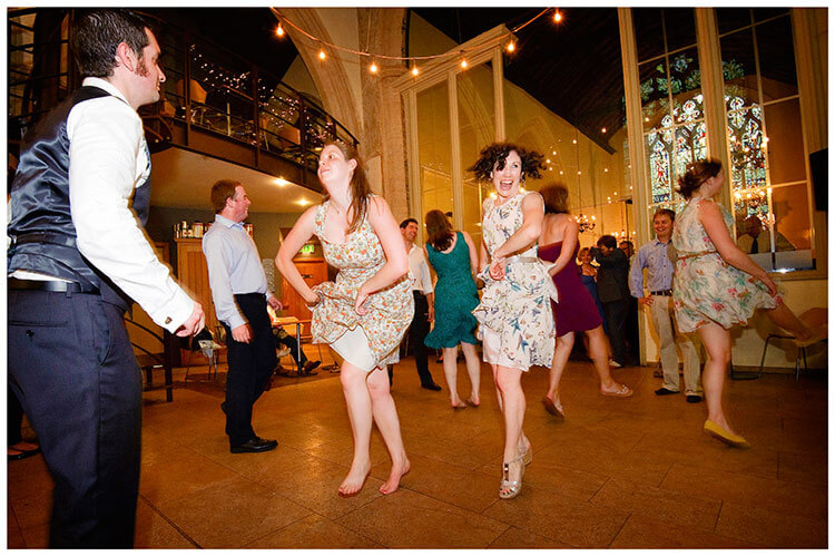 Michaelhouse wedding ladies dancing to their fellas