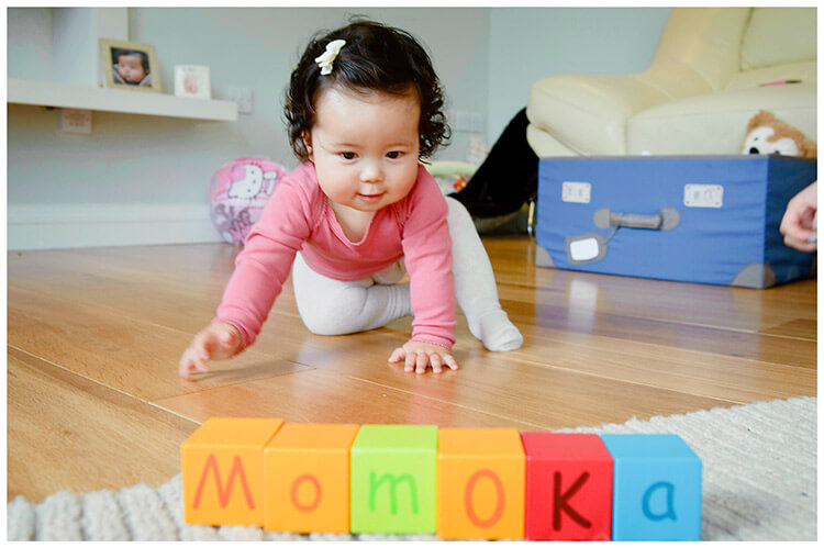 newmarket family portrait momoka name crawling