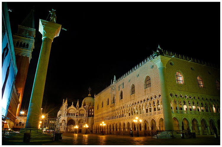 St Marks Square at night